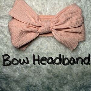 Stylish Pink Bow Headband